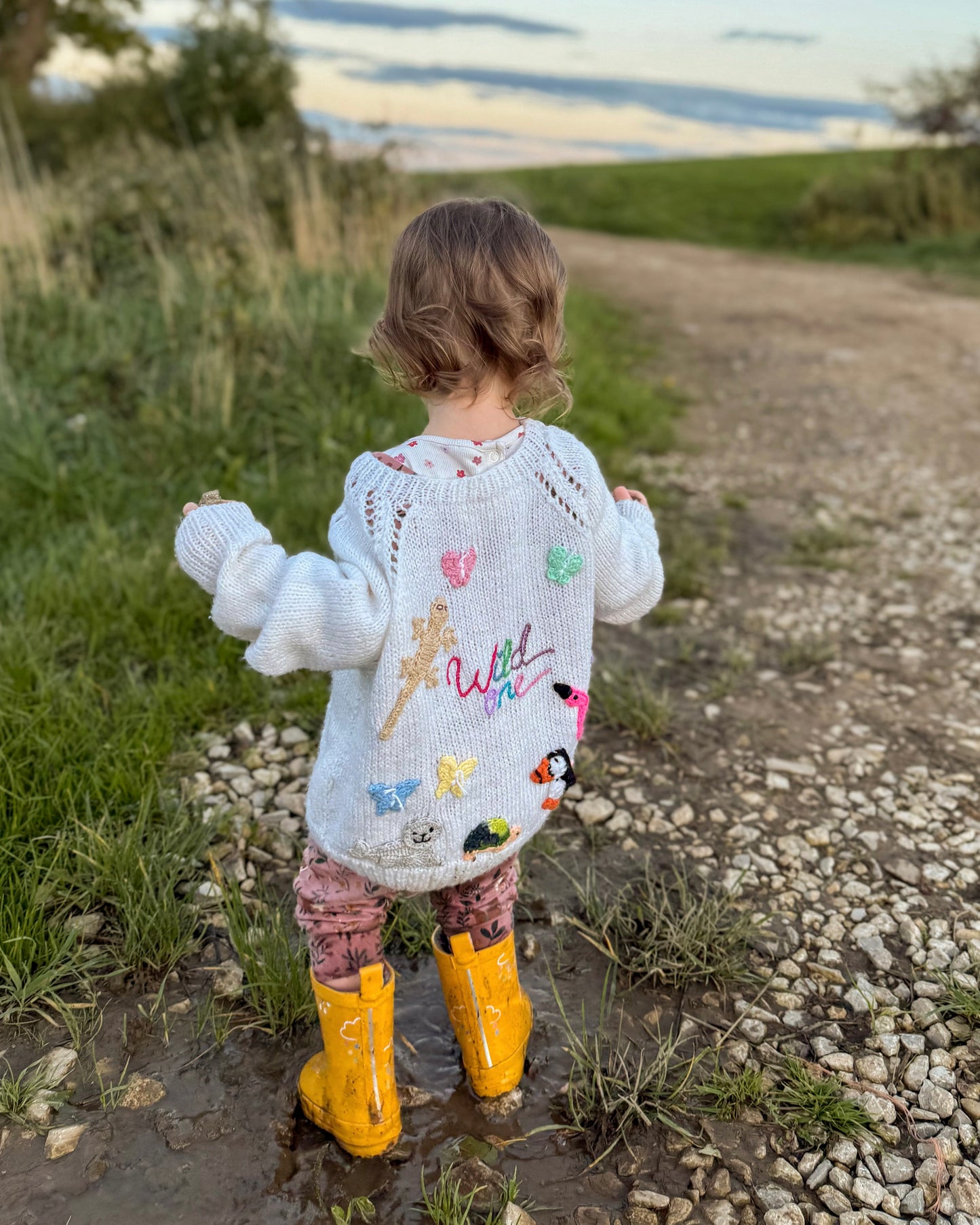 'Wild One' cardigan | Hand-knitted | 1-5