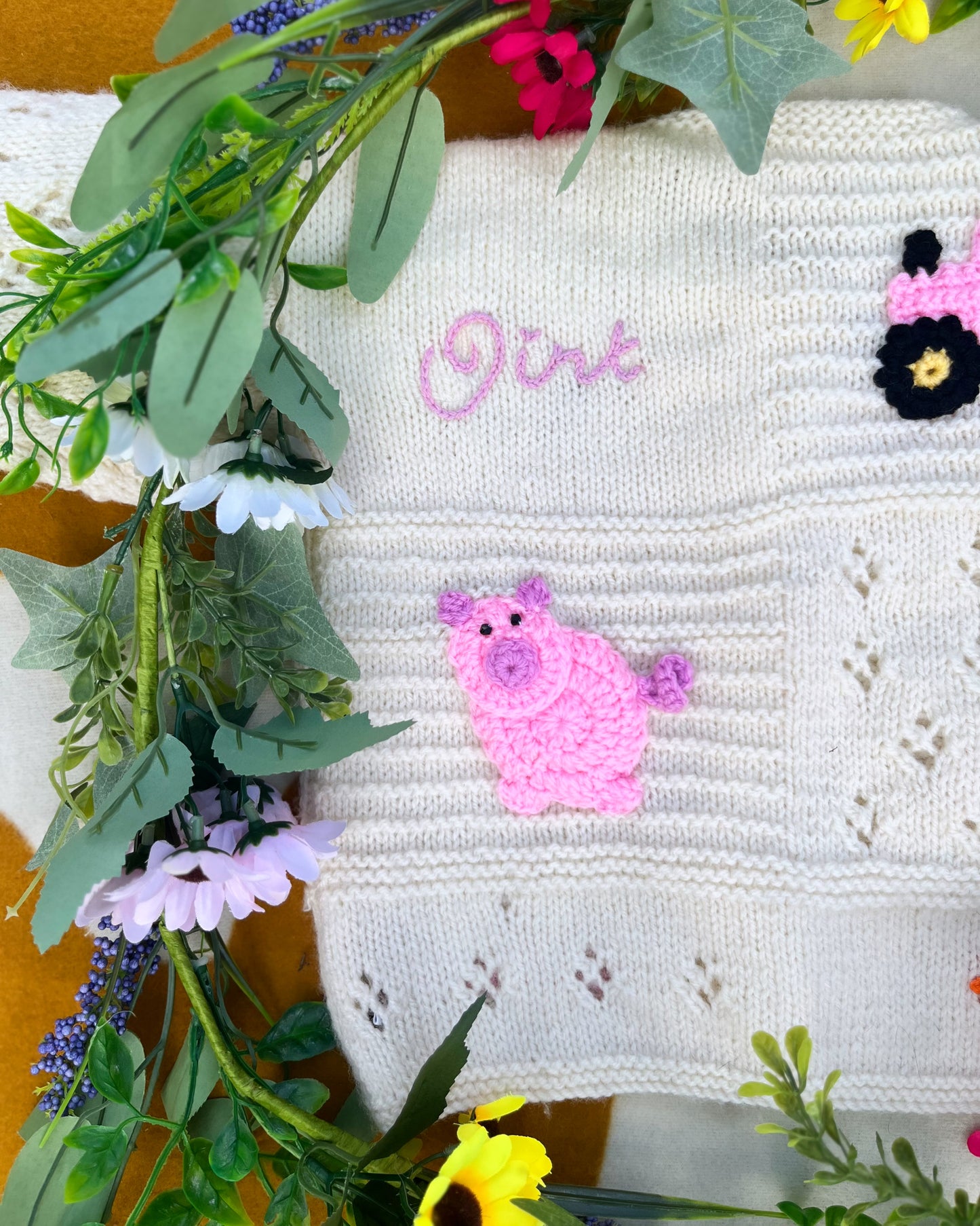 'On the Farm' cardigan | Hand-knitted | 1-5
