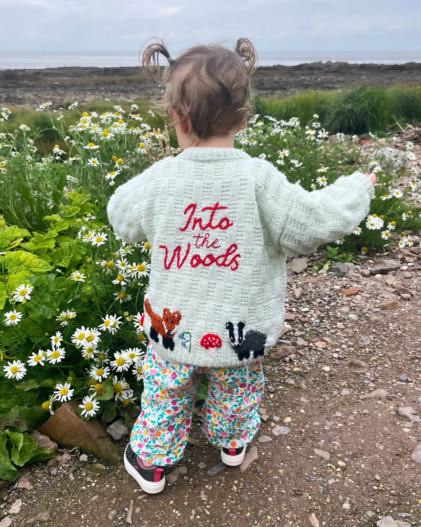 Personalisable 'Into the Woods' cardigan π²| Hand-knitted | 1-5