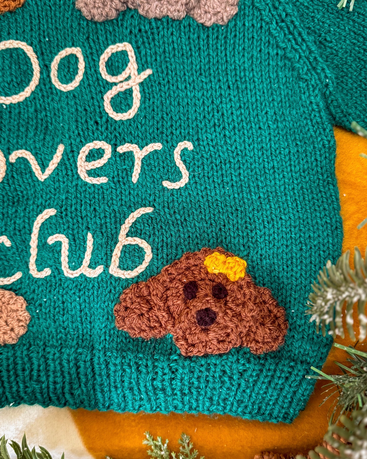 'Dog Lovers Club' cardigan | 1-5