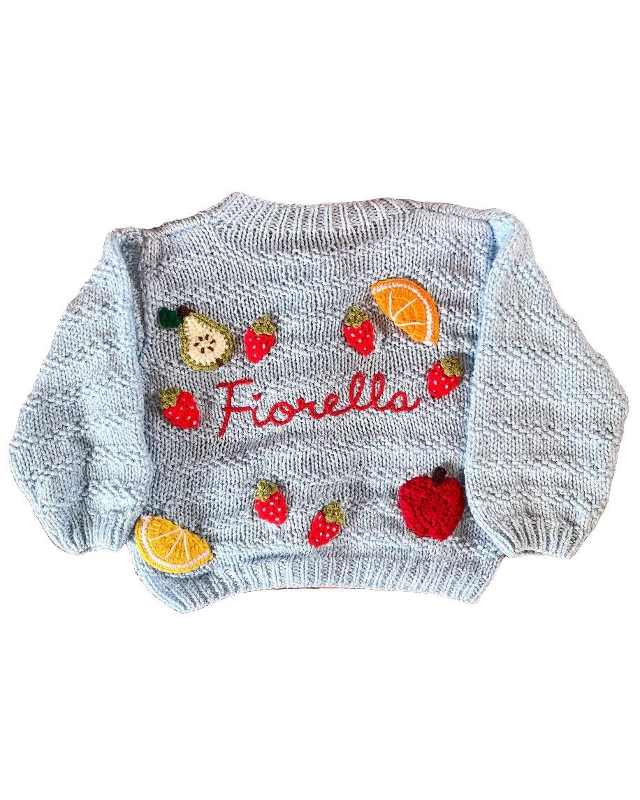 Personalised name cardigan 🧵| Hand-knitted | 0-5