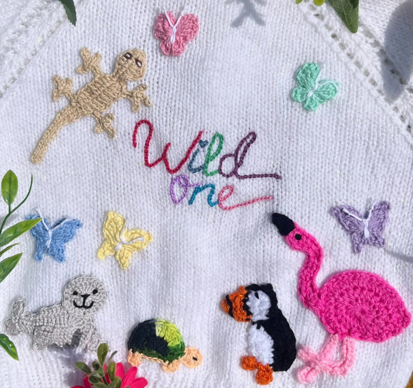 'Wild One' cardigan | Hand-knitted | 1-5