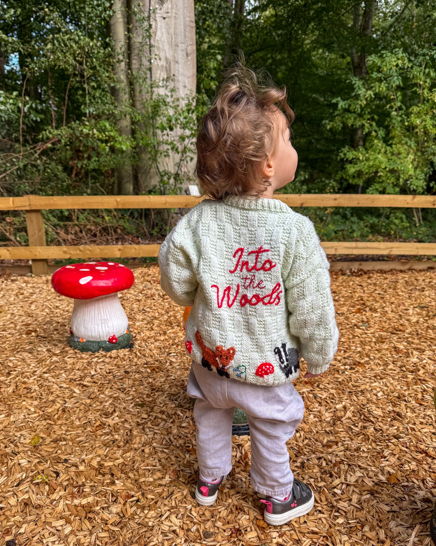 'Into the Woods' cardigan🌲| Hand-knitted | 1-5