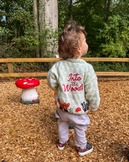 'Into the Woods' cardigan🌲| Hand-knitted | 1-5