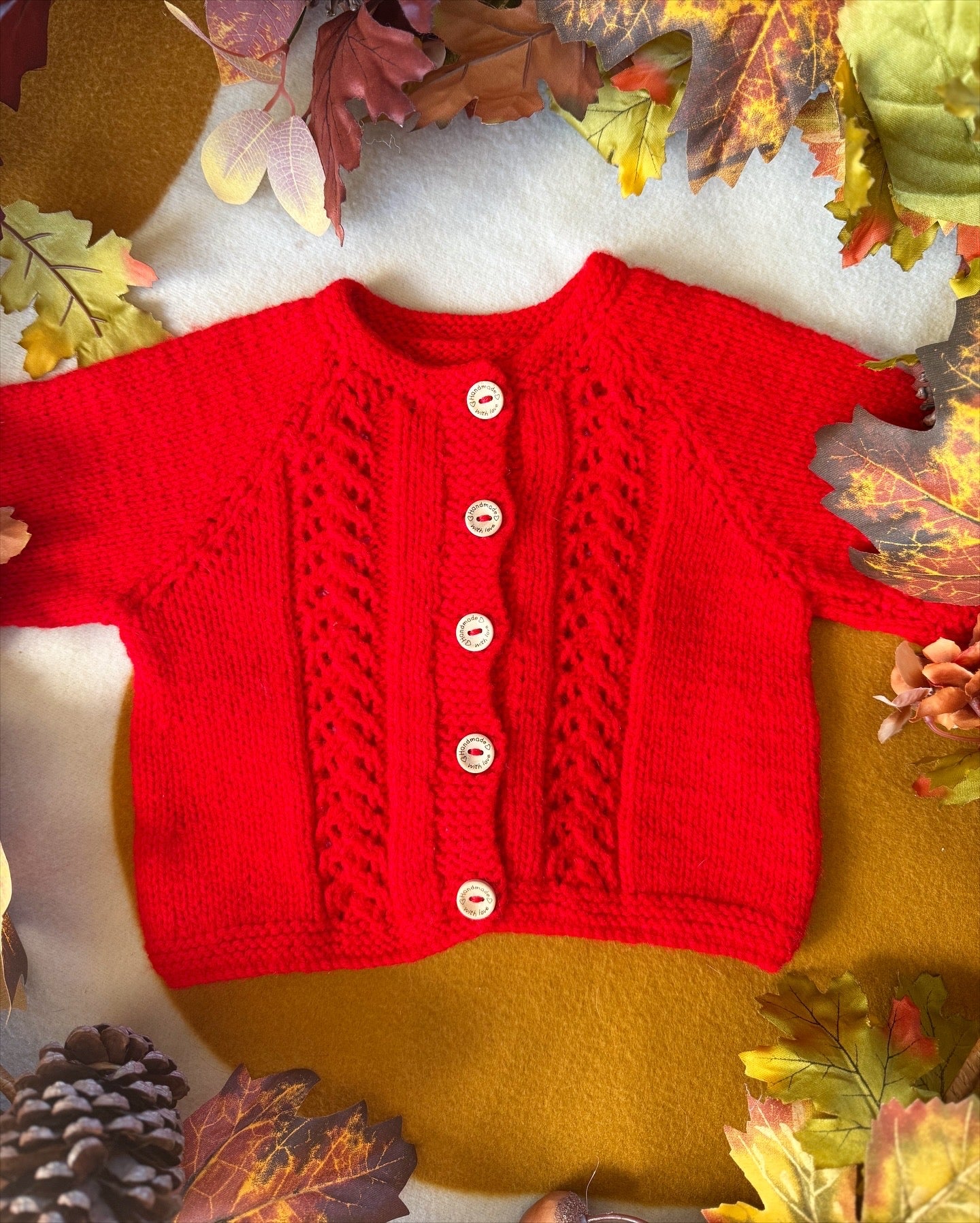 Pre-made 'Do you want to build a snowman' cardigan | 3-6m