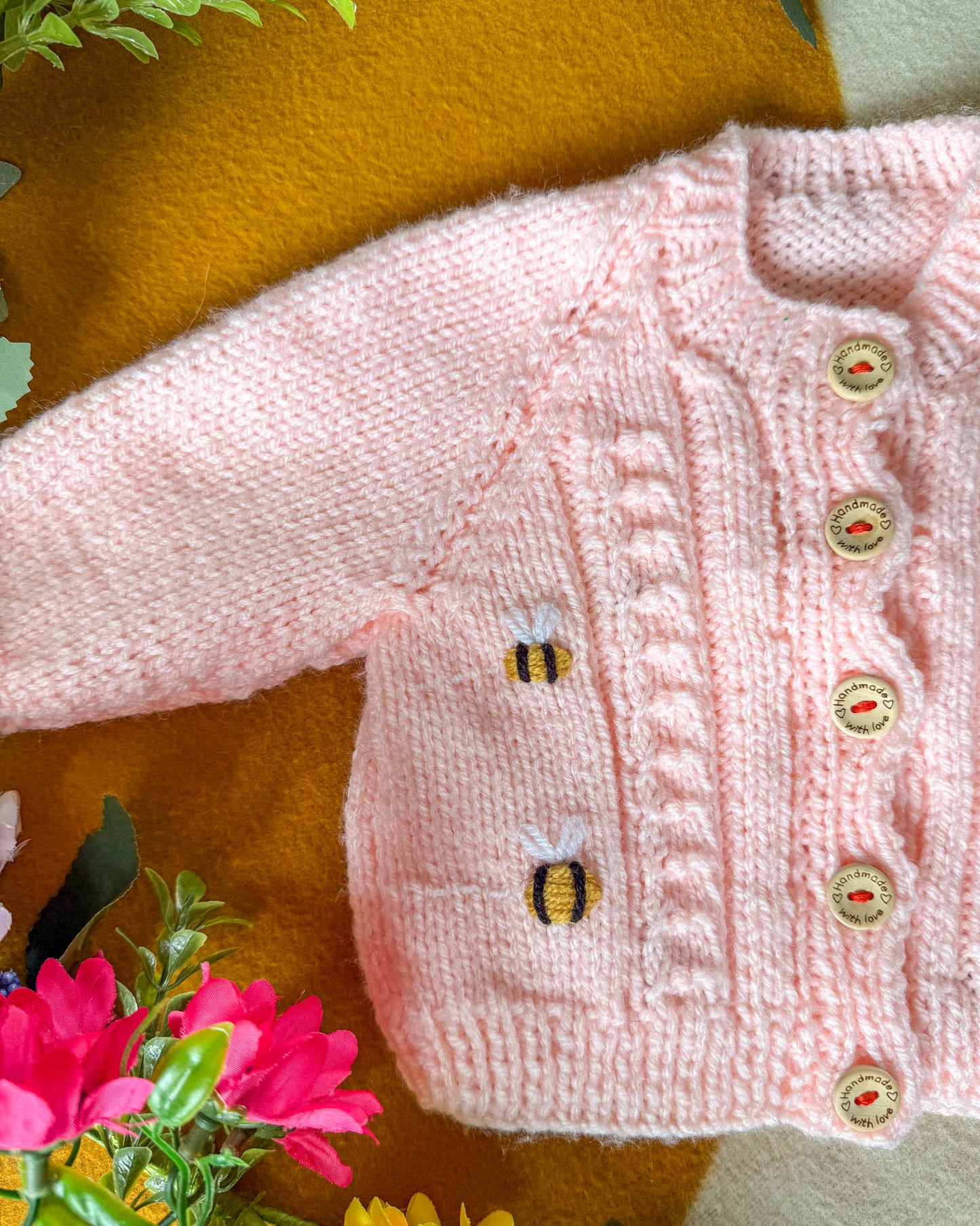 Pre-made | Clementine cardigan | 0-3m