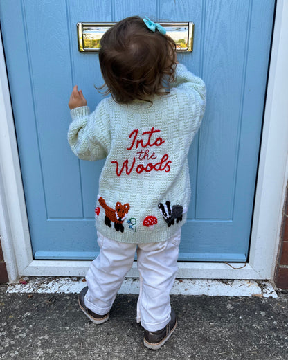 'Into the Woods' cardigan🌲| Hand-knitted | 1-5