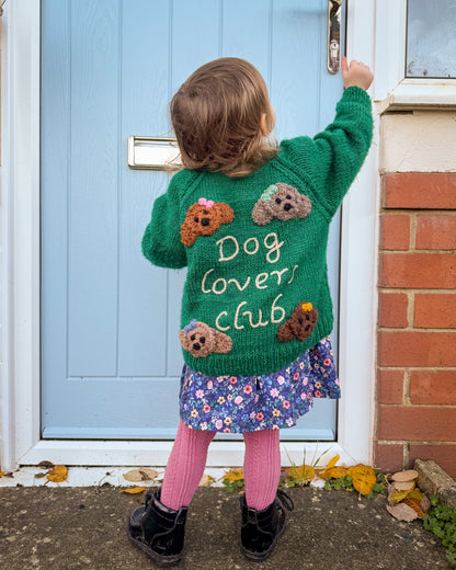'Dog Lovers Club' cardigan | 1-5