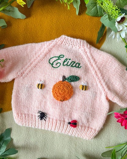 Pre-made | Clementine cardigan | 0-3m