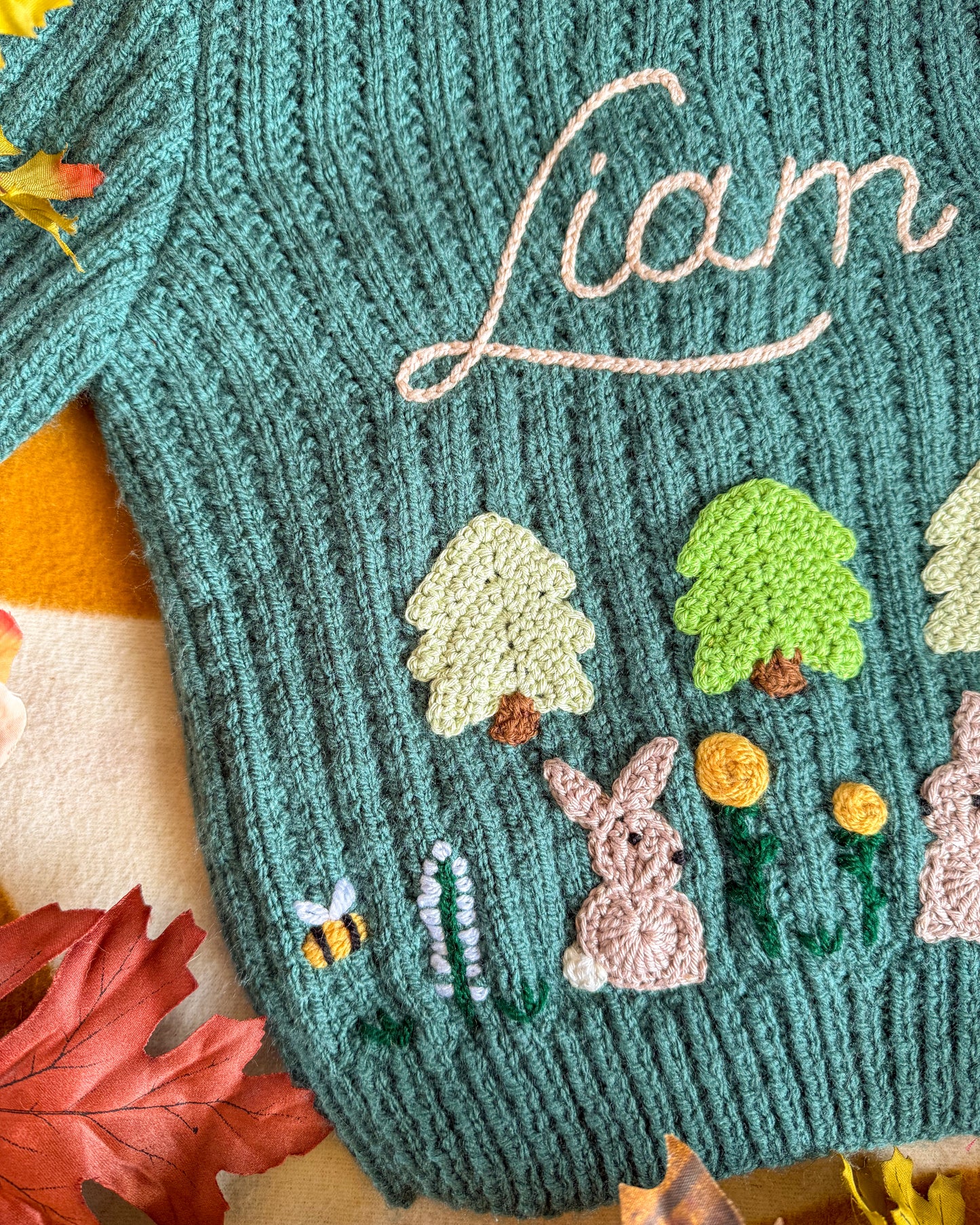 'Wildflower Meadow' cardigan | 6m-5 years