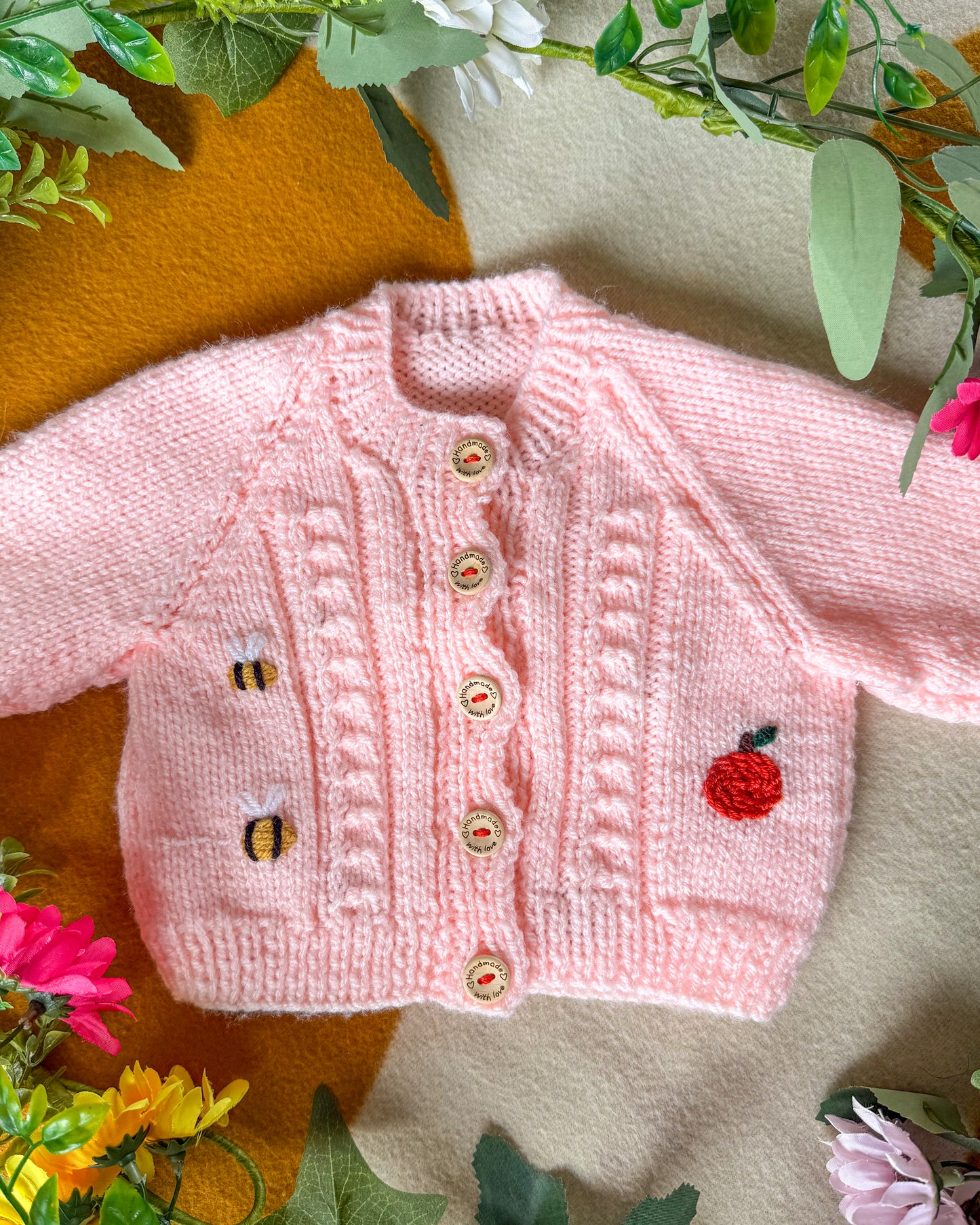 Pre-made | Clementine cardigan | 0-3m