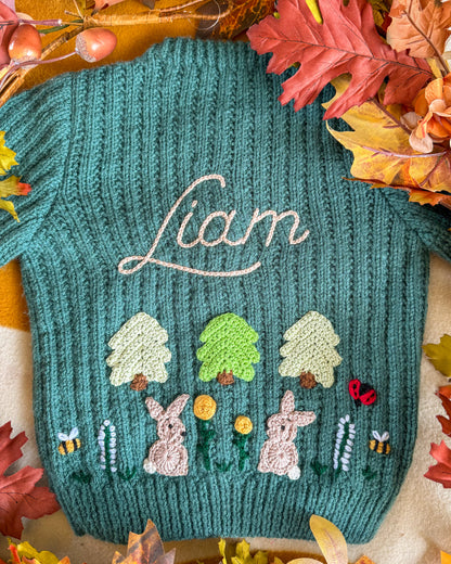 'Wildflower Meadow' cardigan | 6m-5 years