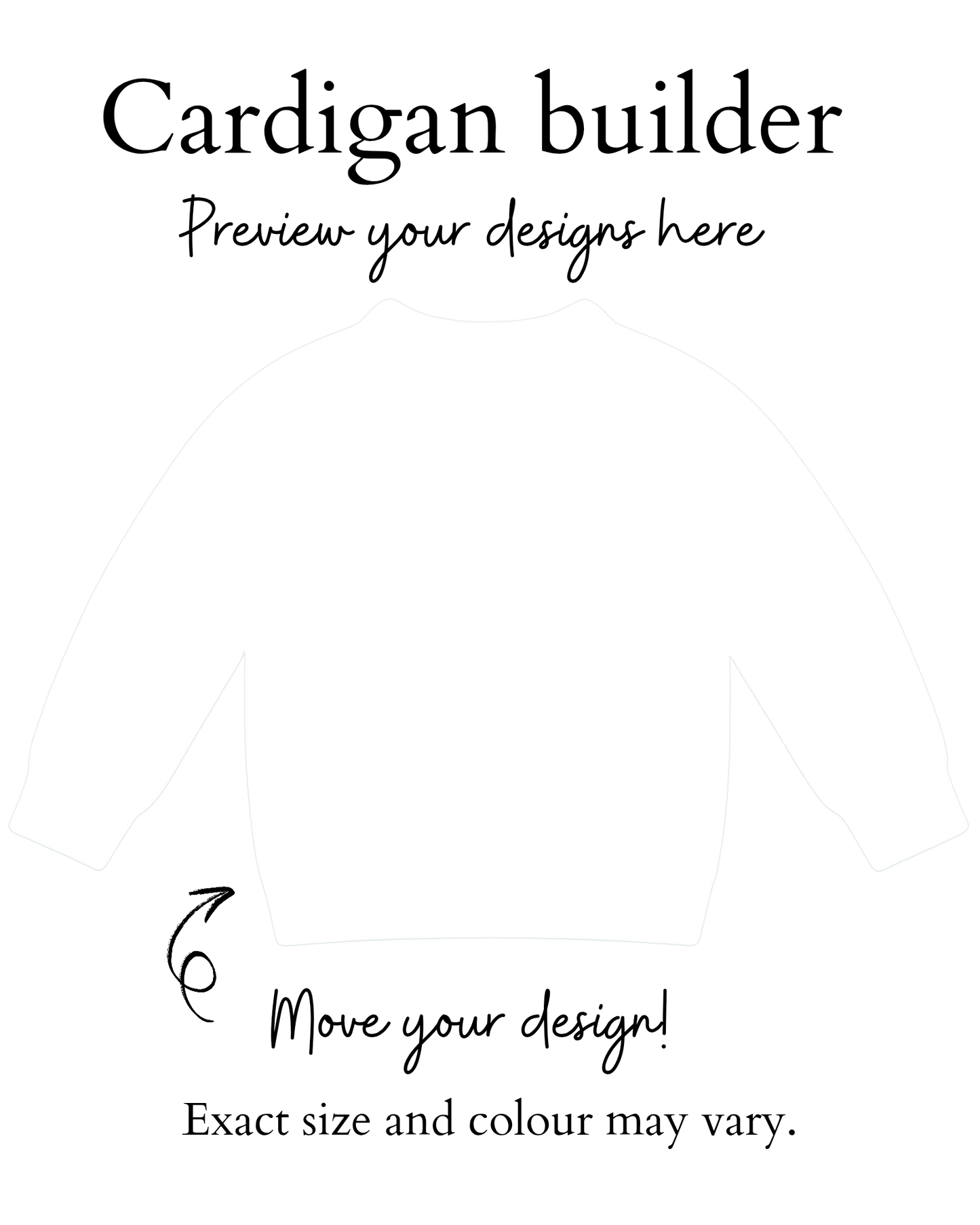TEST Custom cardigan | Design your own unique knitwear